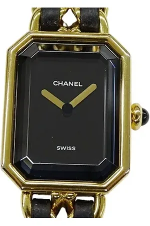CHANEL Femme, Pre-owned, Noir, Taille: ONE Size Pre-owned Verre montres