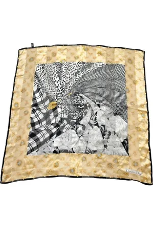 Dior Femme, Pre-owned, Multicolore, Taille: ONE Size Pre-owned Soie foulards