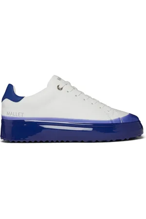 Mallet Homme, Chaussures, Blanc, Taille: 44 EU Baskets Cupsole Bleu