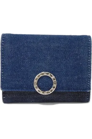 Bvlgari Femme, Pre-owned, Bleu, Taille: ONE Size Pre-owned Toile petite-maroquinerie