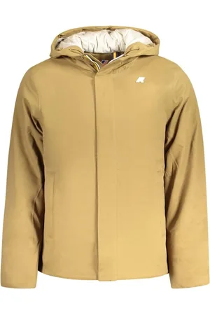 K-Way Homme, Vestes, Brun, Taille: M Veste Moderne Marron en Polyester