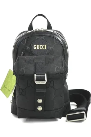 Gucci Homme, Pre-owned, Noir, Taille: ONE Size Pre-owned Toile sacs-ports-paule