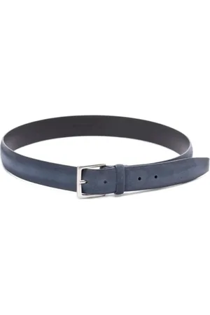 Orciani Homme, Accessoires, Bleu, Taille: 85 CM Sac en Cuir Bleu