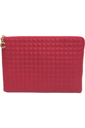 Céline Femme, Pre-owned, Rouge, Taille: ONE Size Pre-owned Cuir sacs-celine