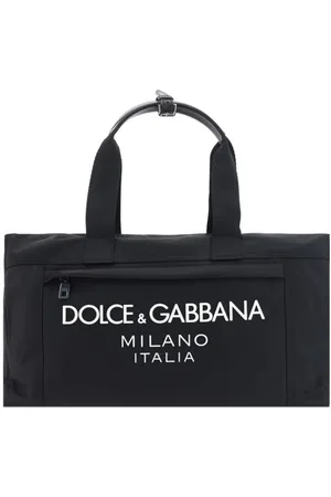 Dolce & Gabbana Homme, Sacs, Noir, Taille: ONE Size Sac de Voyage Monogramme avec Fermeture Éclair