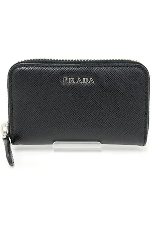 Prada Femme, Pre-owned, Noir, Taille: ONE Size Pre-owned Cuir petite-maroquinerie