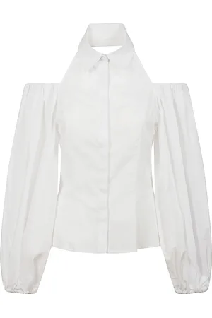 MVP Wardrobe Femme, Blouses et Chemises, Blanc, Taille: 36 FR Chemise Blanche Coupe Moderne