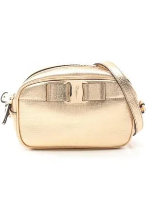 Salvatore Ferragamo Femme, Pre-owned, Jaune, Taille: ONE Size Pre-owned Cuir sacs-ports-paule