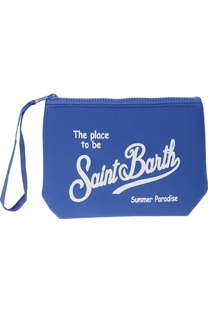 MC2 SAINT BARTH Femme, Sacs, Bleu, Taille: ONE Size Pochette en caoutchouc avec dragonne