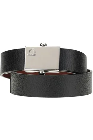 Salvatore Ferragamo Homme, Accessoires, Brun, Taille: 110 CM Ceinture Réversible Gancini