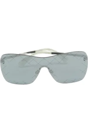 CHANEL Femme, Pre-owned, Noir, Taille: ONE Size Pre-owned Acetate lunettes-de-soleil