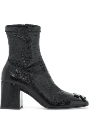 Courrèges Femme, Chaussures, Noir, Taille: 36 EU Bottines en vinyle extensible