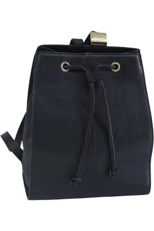 Burberry Femme, Pre-owned, Noir, Taille: ONE Size Pre-owned Cuir sacs-dos