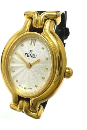 Fendi Femme, Pre-owned, Blanc, Taille: ONE Size Pre-owned Metal montres