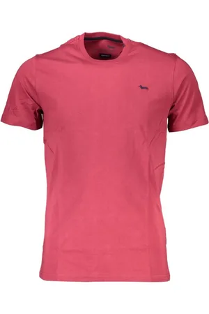 HARMONT&BLAINE Homme, Tops, Rouge, Taille: XL T-shirt en coton rouge