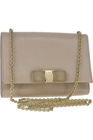 Salvatore Ferragamo Femme, Pre-owned, , Taille: ONE Size Pre-owned Cuir sacs-ports-paule