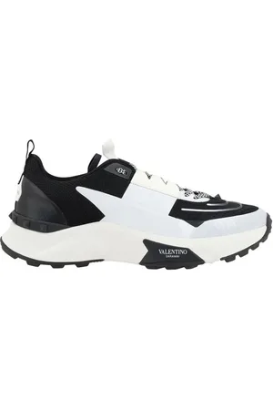 VALENTINO GARAVANI Homme, Chaussures, Blanc, Taille: 44 EU Baskets en Cuir avec Détails Iconiques
