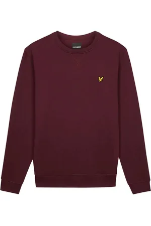 Lyle & Scott Homme, Sweatshirts et sweats à capuche, Violet, Taille: L Sweat col rond classique