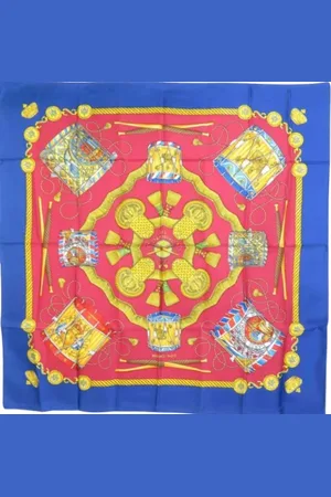Hermès Femme, Pre-owned, Multicolore, Taille: ONE Size Pre-owned Soie foulards