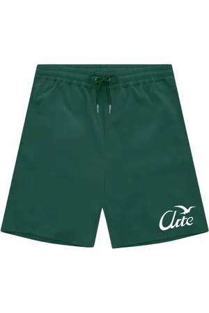 Arte Antwerp Homme, Shorts, Vert, Taille: L Shorts imprimé oiseaux pour hommes