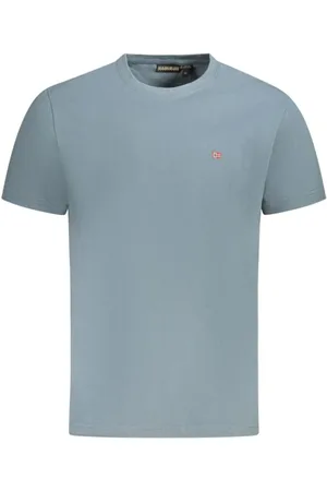 Napapijri Homme, Tops, Gris, Taille: M T-shirt Homme en Coton Gris