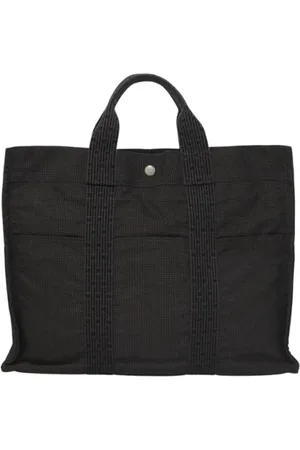 Hermès Femme, Pre-owned, Gris, Taille: ONE Size Pre-owned Toile sacs-main