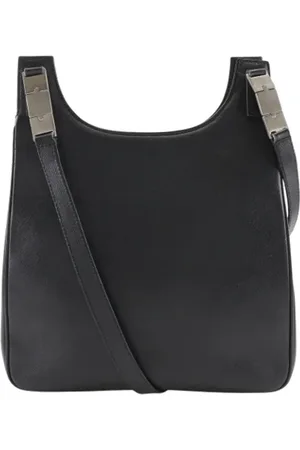 Salvatore Ferragamo Femme, Pre-owned, Noir, Taille: ONE Size Pre-owned Cuir sacs-ports-paule