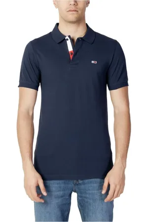 Tommy Hilfiger Homme, Tops, Bleu, Taille: XL Polo en Coton Bleu Homme