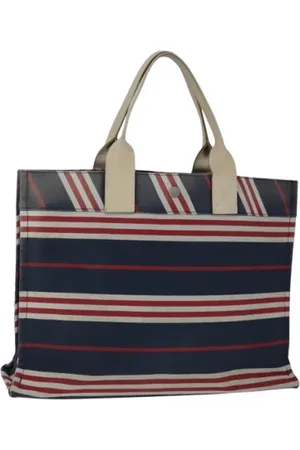 Burberry Femme, Pre-owned, Multicolore, Taille: ONE Size Pre-owned Toile cabas