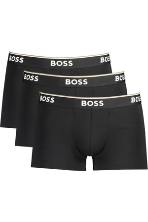 HUGO BOSS Homme, Sous-vêtements, Noir, Taille: XL Pack Boxer Homme en Coton Noir