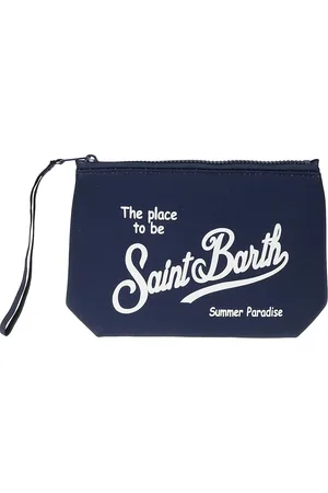 MC2 SAINT BARTH Femme, Sacs, Bleu, Taille: ONE Size Pochette en caoutchouc avec dragonne