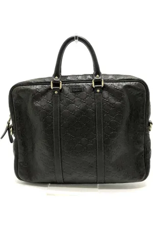 Gucci Unisex, Pre-owned, Noir, Taille: ONE Size Pre-owned Cuir sacoches-mallettes