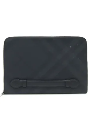 Burberry Femme, Pre-owned, Noir, Taille: ONE Size Pre-owned Cuir pochettes-minaudieres