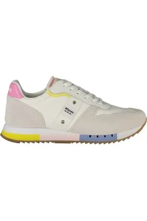 Blauer Femme, Chaussures, Multicolore, Taille: 41 EU Baskets femme en cuir blanc
