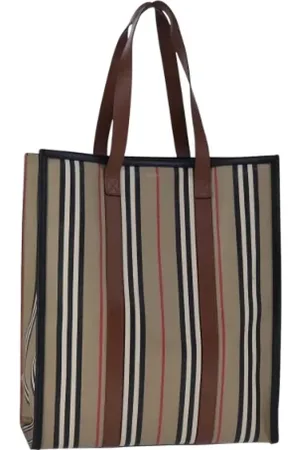 Burberry Femme, Pre-owned, Multicolore, Taille: ONE Size Pre-owned Cuir cabas