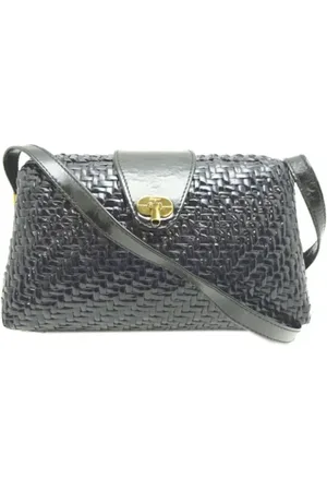 Salvatore Ferragamo Femme, Pre-owned, Noir, Taille: ONE Size Pre-owned Cuir sacs-ports-paule