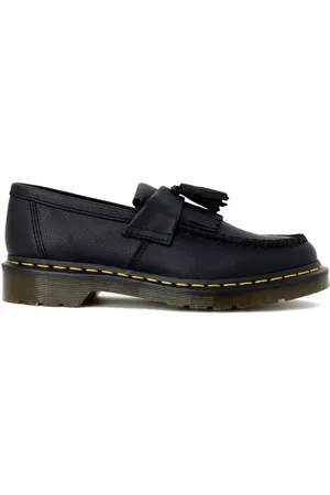 Dr. Martens Femme, Chaussures, Noir, Taille: 39 EU Chaussures Plates en Cuir Noir Collection Automne/Hiver