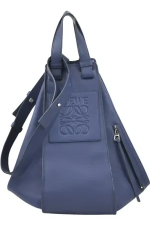 Loewe Femme, Pre-owned, Bleu, Taille: ONE Size Pre-owned Cuir sacs-main
