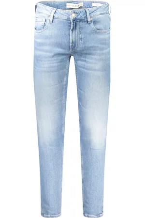 Guess Homme, Jeans, Bleu, Taille: W32 L32 Jean Skinny Bleu avec Effet Lavé