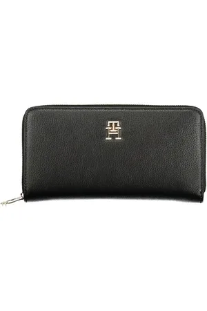 Tommy Hilfiger Femme, Accessoires, Noir, Taille: ONE Size Portefeuille Femme Noir Organisateur Fermeture Éclair