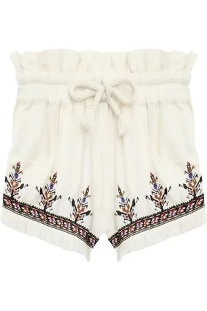 Isabel Marant Femme, Shorts, , Taille: 38 FR Shorts Ecru Sh0188Fac1J10E