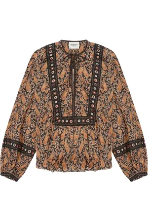 Isabel Marant Femme, Blouses et Chemises, Multicolore, Taille: 38 FR Haut en Coton Multicolore