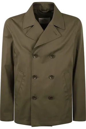 HERNO Homme, Vestes, Vert, Taille: M Manteau Vert Peacoat Dean