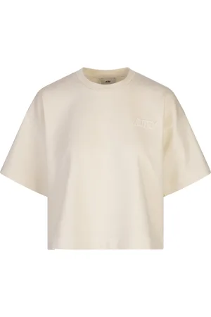 Autry Femme, Tops, Blanc, Taille: 38 FR Blanc Vêtements Femme Coton