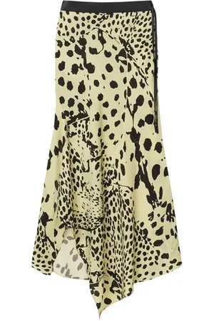 Nanushka Femme, Jupes, Jaune, Taille: 42 FR Jupe jaune/noire avec détails
