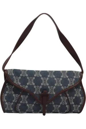Céline Femme, Pre-owned, Bleu, Taille: ONE Size Pre-owned Denim sacs-celine