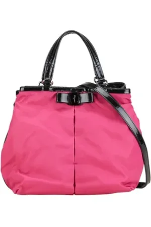 Salvatore Ferragamo Femme, Pre-owned, Rose, Taille: ONE Size Pre-owned Tissu sacs-main