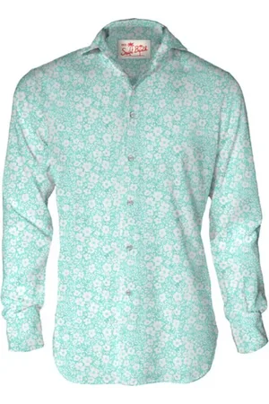 MC2 SAINT BARTH Homme, Chemises, Bleu, Taille: L Chemises Bleues pour Hommes