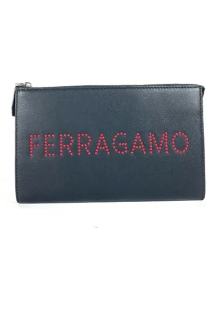 Salvatore Ferragamo Femme, Pre-owned, Rouge, Taille: ONE Size Pre-owned Cuir pochettes-minaudieres