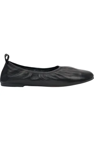 Estro Femme, Chaussures, Noir, Taille: 39 EU Ballerines plates confortables en cuir noir pour femmes